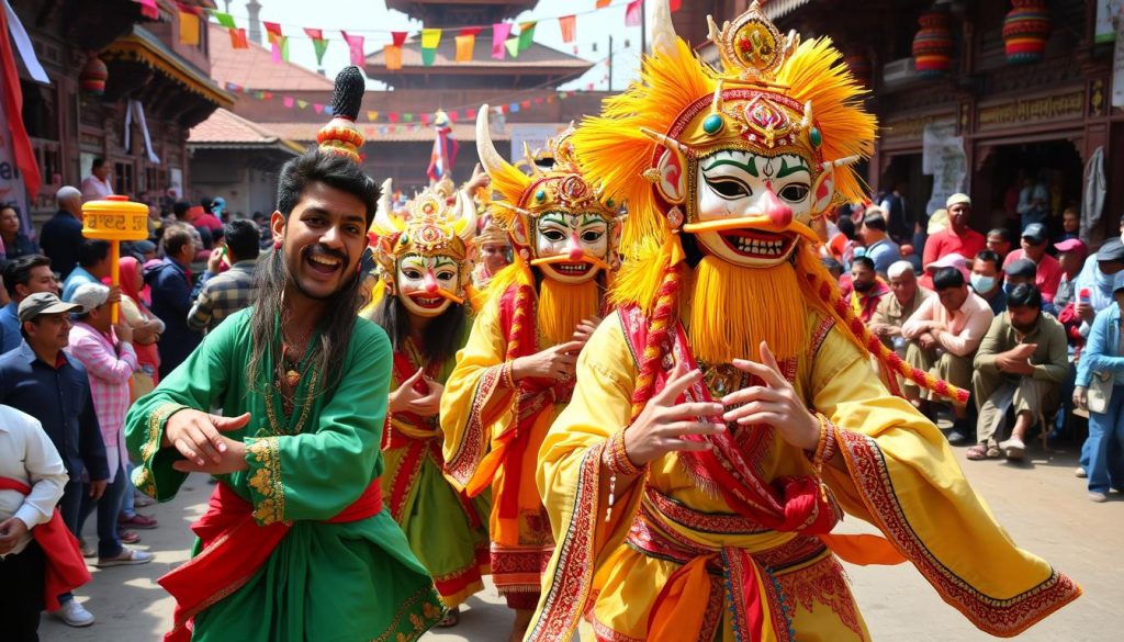 Gai Jatra festival dance traditions in festivals