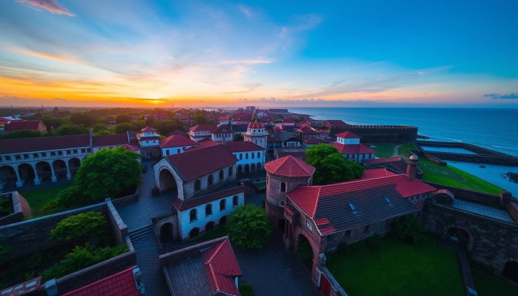 Galle Fort architecture tour