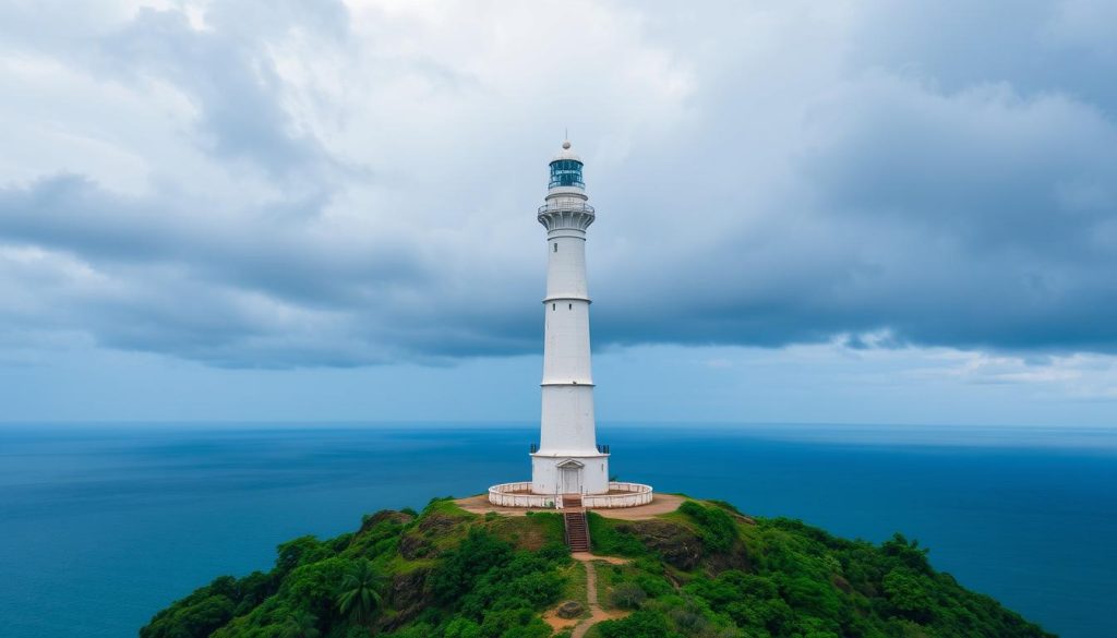 Galle Fort lighthouse height