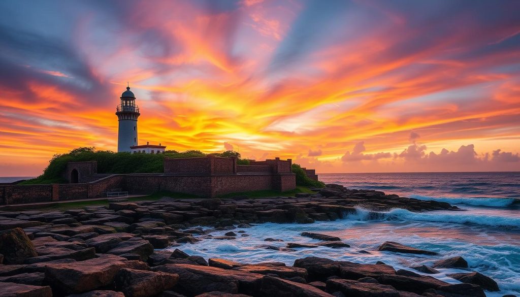 Galle Fort lighthouse history