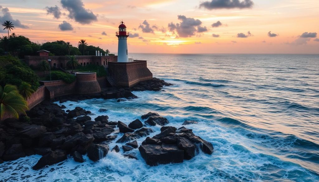 Galle Fort lighthouse history