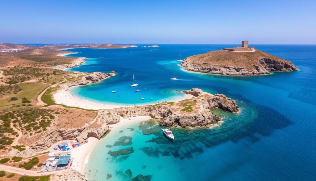 Geographical features of Comino Geographical features of Comino