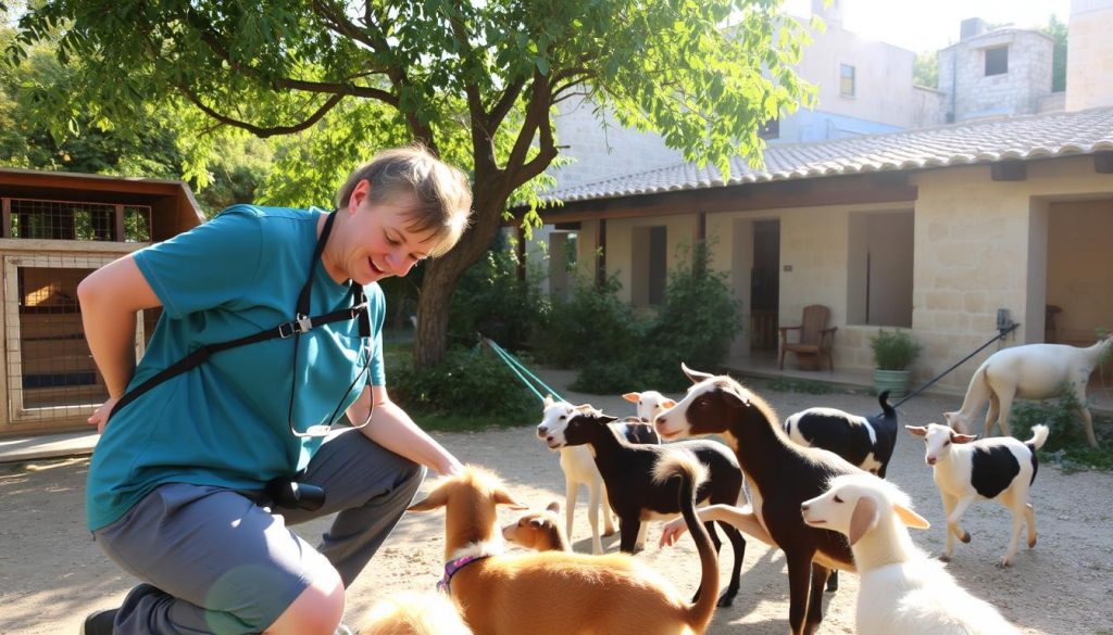 Gozo animal care volunteer Gozo animal care volunteer