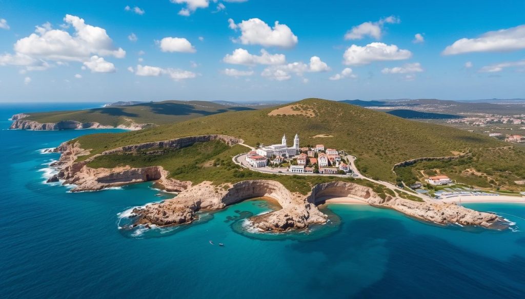 Gozo island overview Gozo island overview
