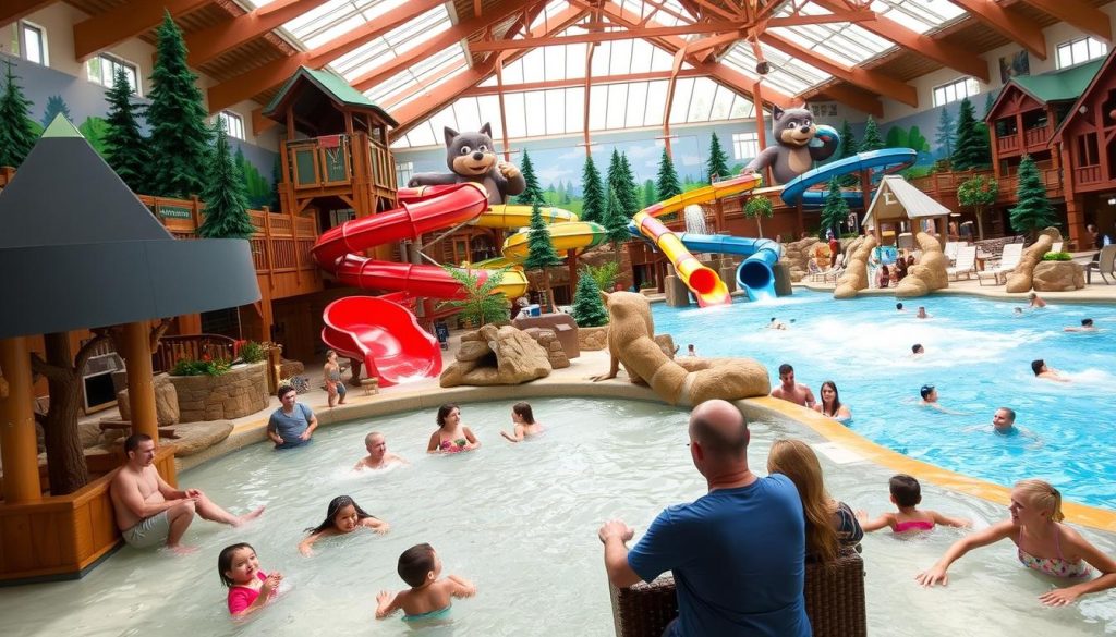 Great Wolf Lodge family-friendly water attractions