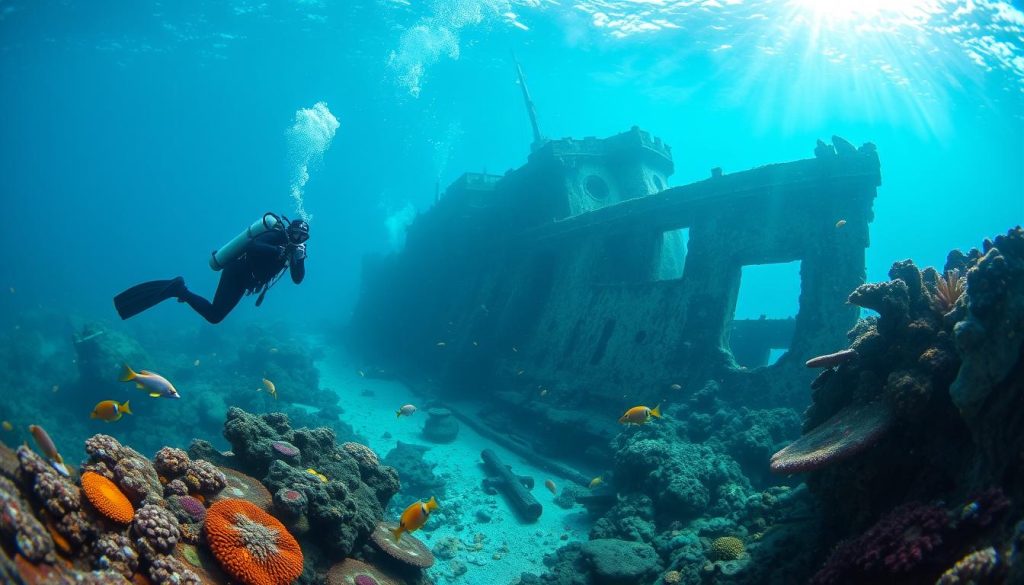 HMS St. Angelo shipwreck diving experience