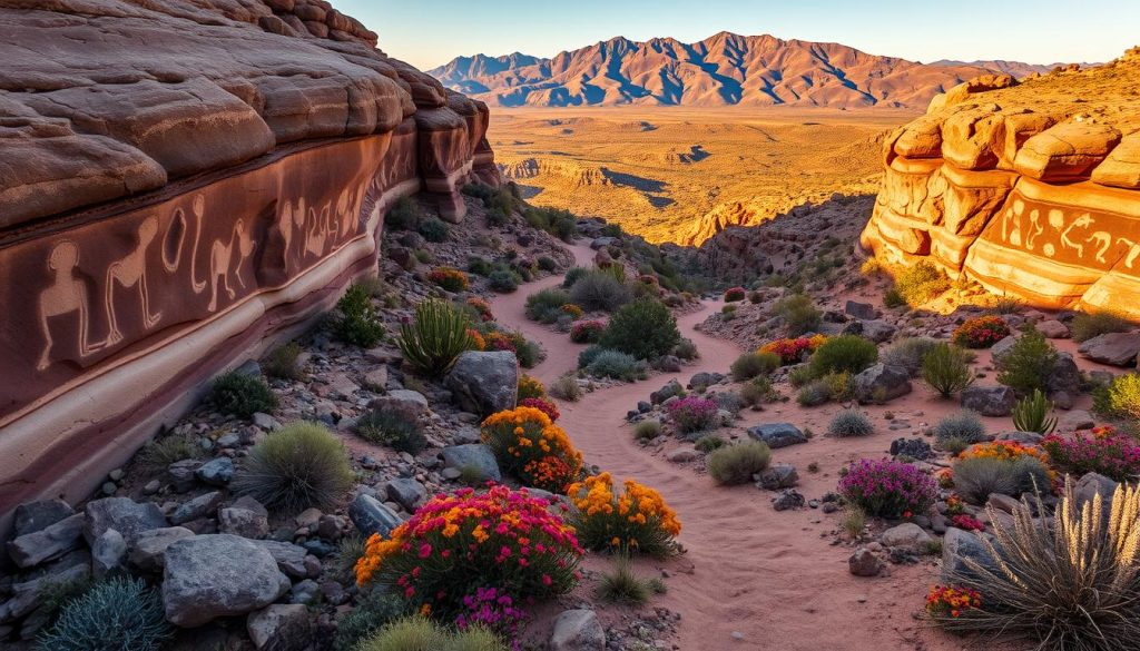 Hiking trails at Petroglyph National Monument