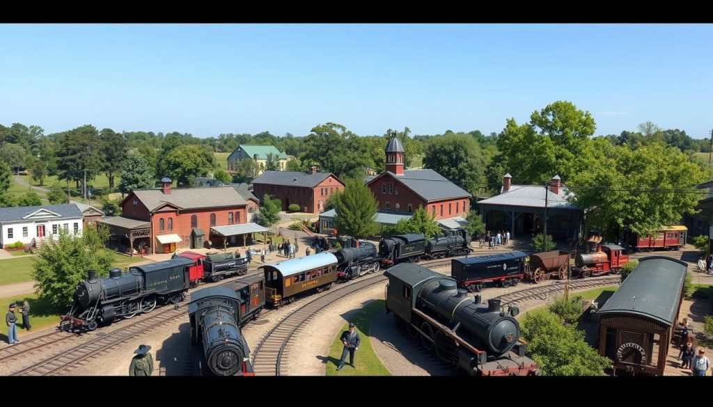 Historic Railpark & Train Museum and Civil War railroads