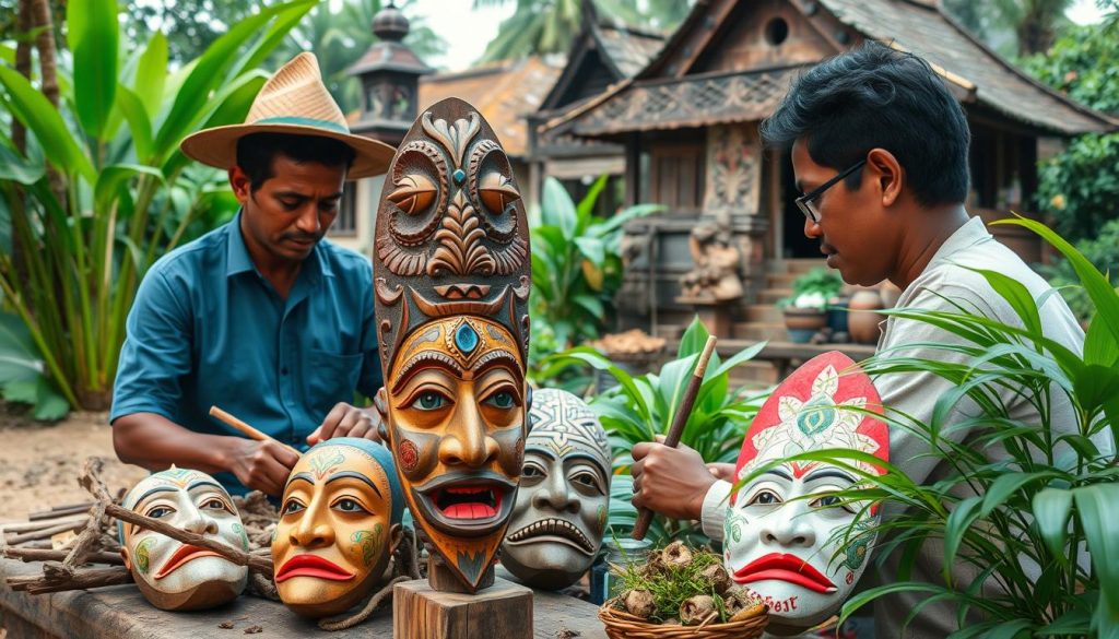 History of mask carving in Sri Lanka