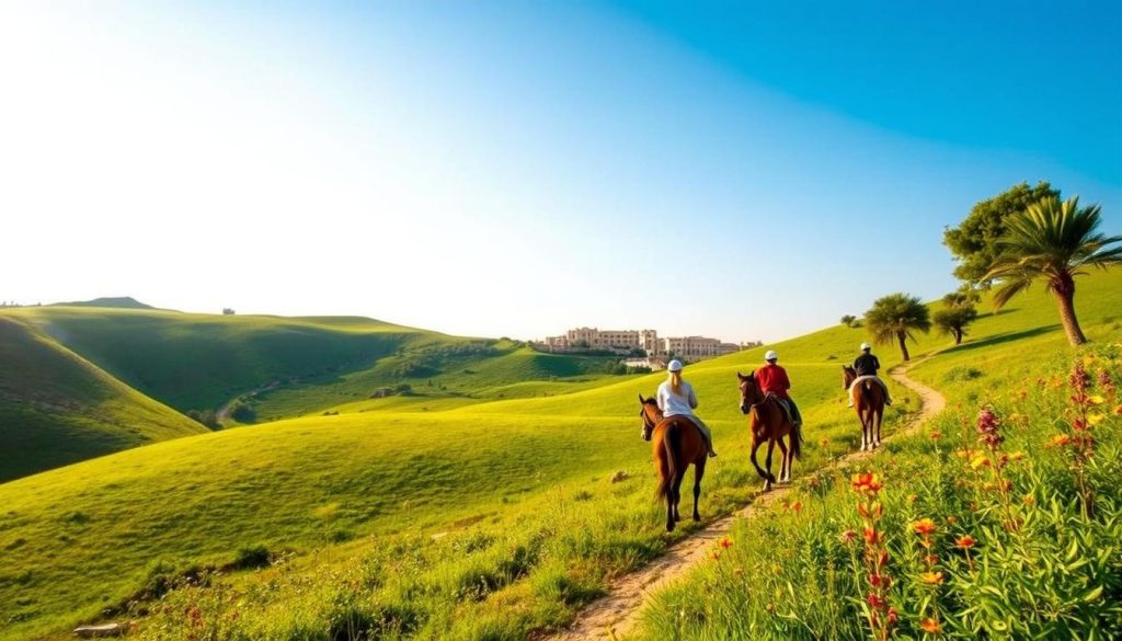 Horse riding in Salalah tourist spots Horse riding in Salalah tourist spots