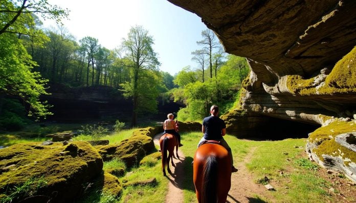 Horseback riding Mammoth Cave