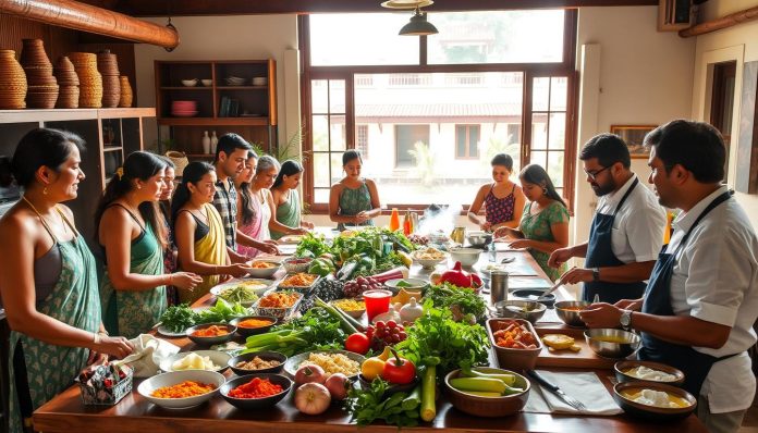 How can you participate in a cooking class in Galle?