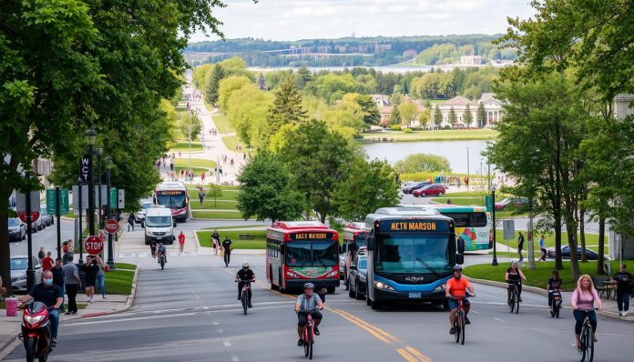 How do I get around Madison without a car?