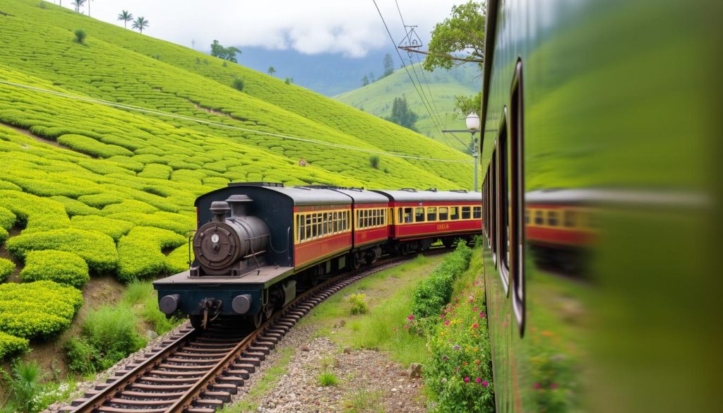 How do I get from Colombo to Nuwara Eliya by train?