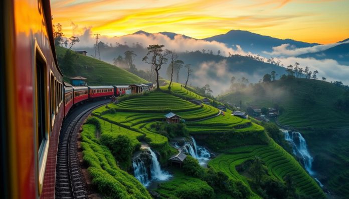 How do I get from Colombo to Nuwara Eliya by train?