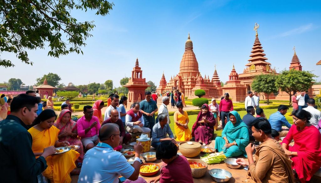 Importance of community engagement in Lumbini