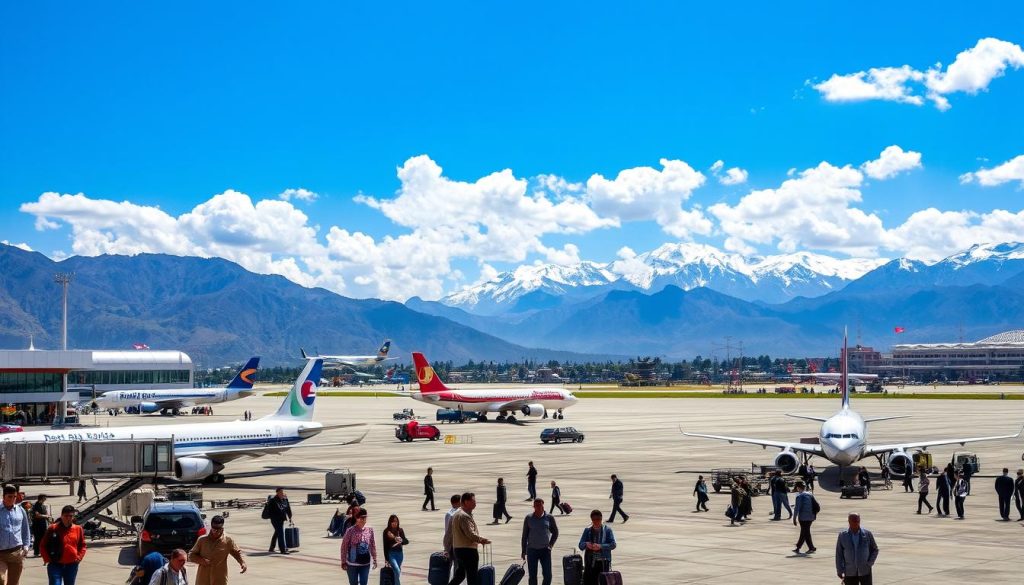 Kathmandu travel transportation domestic flights weather considerations