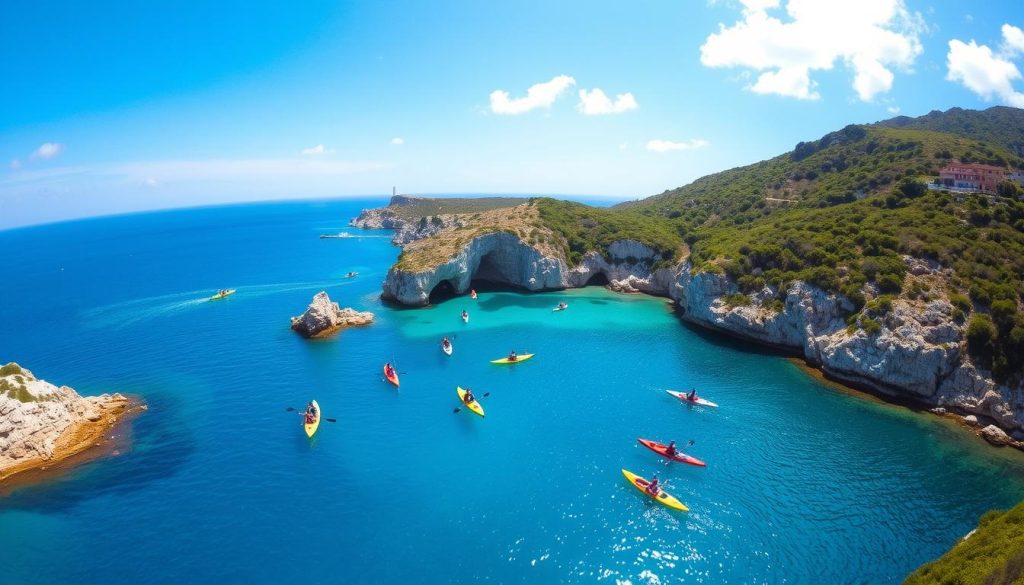Kayaking and stand-up paddleboarding adventures around Comino Kayaking and stand-up paddleboarding adventures around Comino