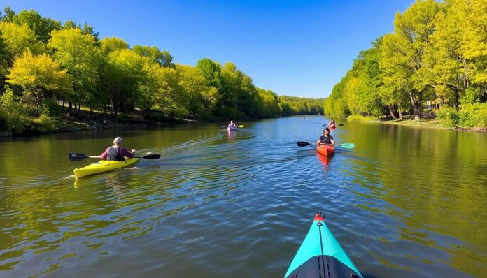 Kayaking tours on the Fox River