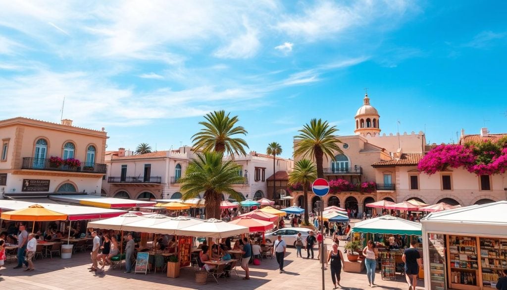 Kennedy Square Paphos vibrant atmosphere