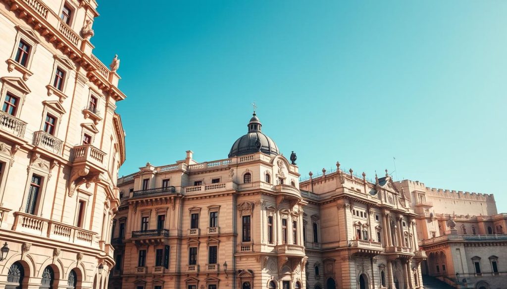 Knights of Malta historical architecture in Valletta Knights of Malta historical architecture in Valletta