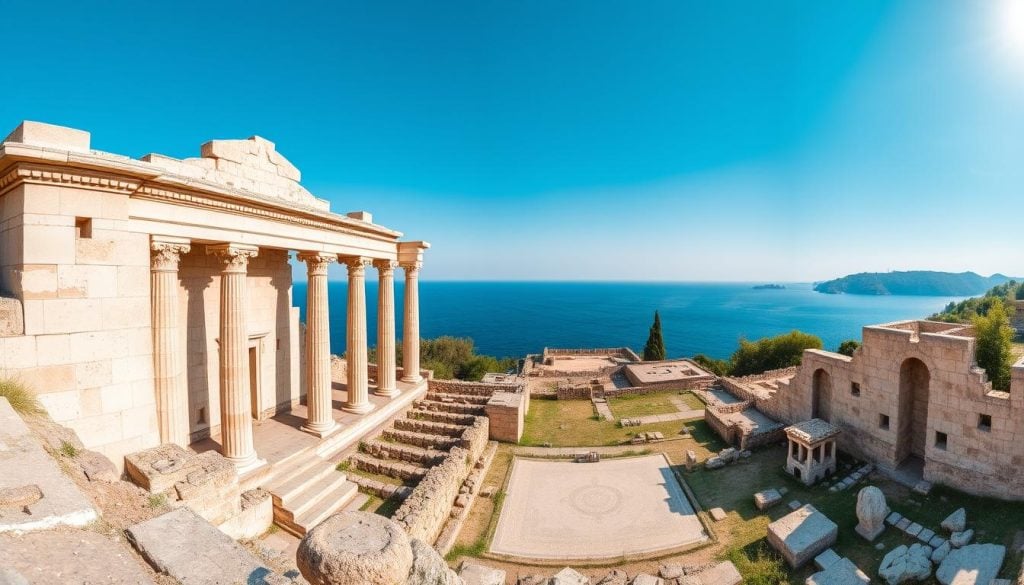 Kourion archaeological site tour