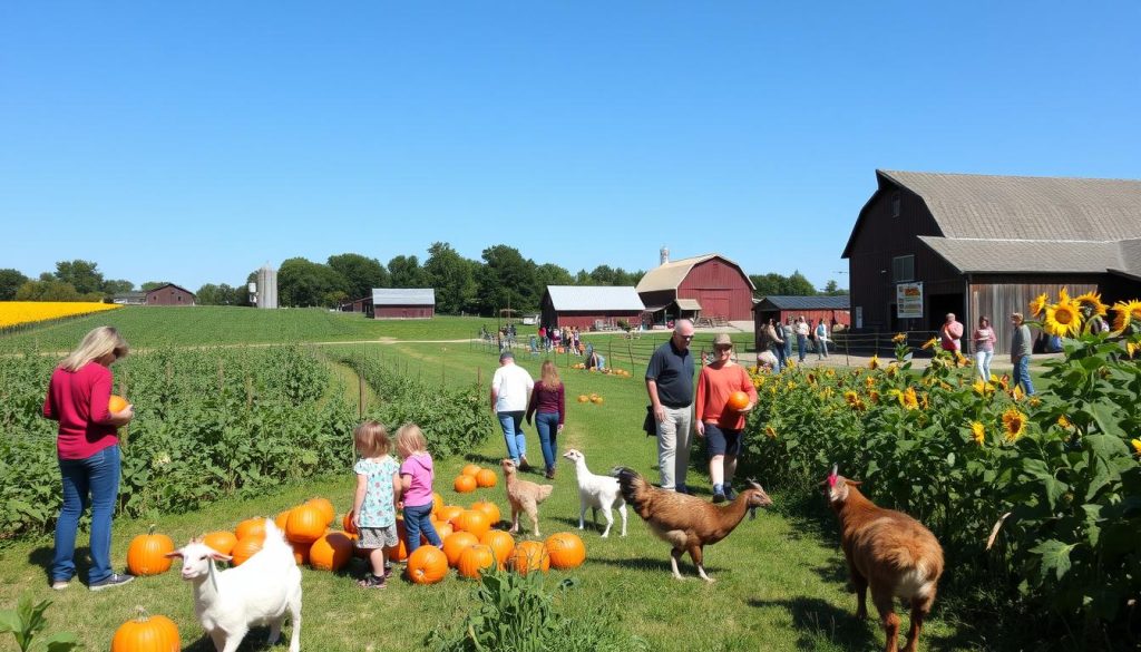 La Crosse WI family fun at local farms