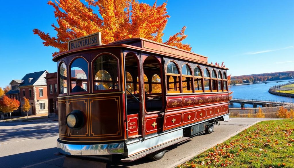 La Crosse sightseeing trolley La Crosse sightseeing trolley