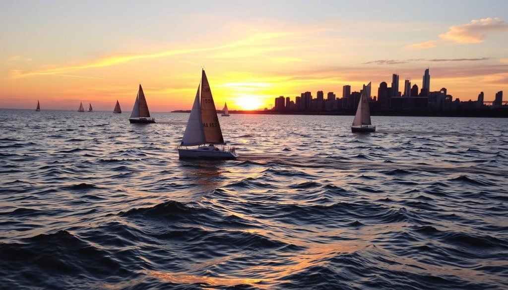 Lake Michigan sailing Milwaukee