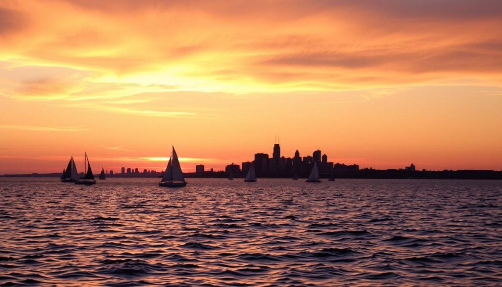 Lake Michigan sailing Milwaukee