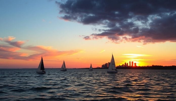 Lake Michigan sailing Milwaukee