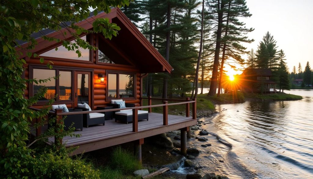 Lakeside accommodations in Wisconsin. Lakeside accommodations in Wisconsin.