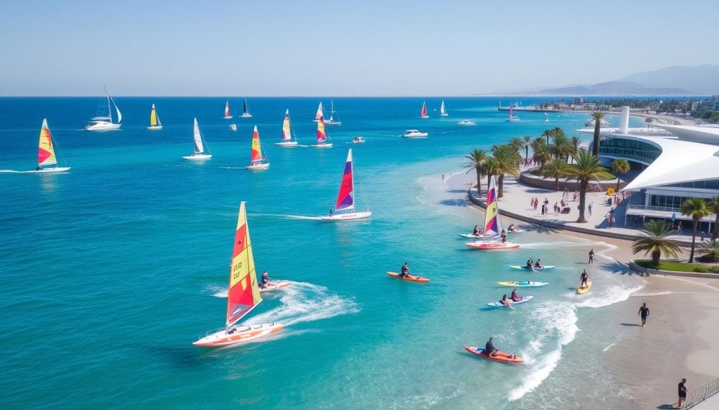 Limassol water sports centers and facilities