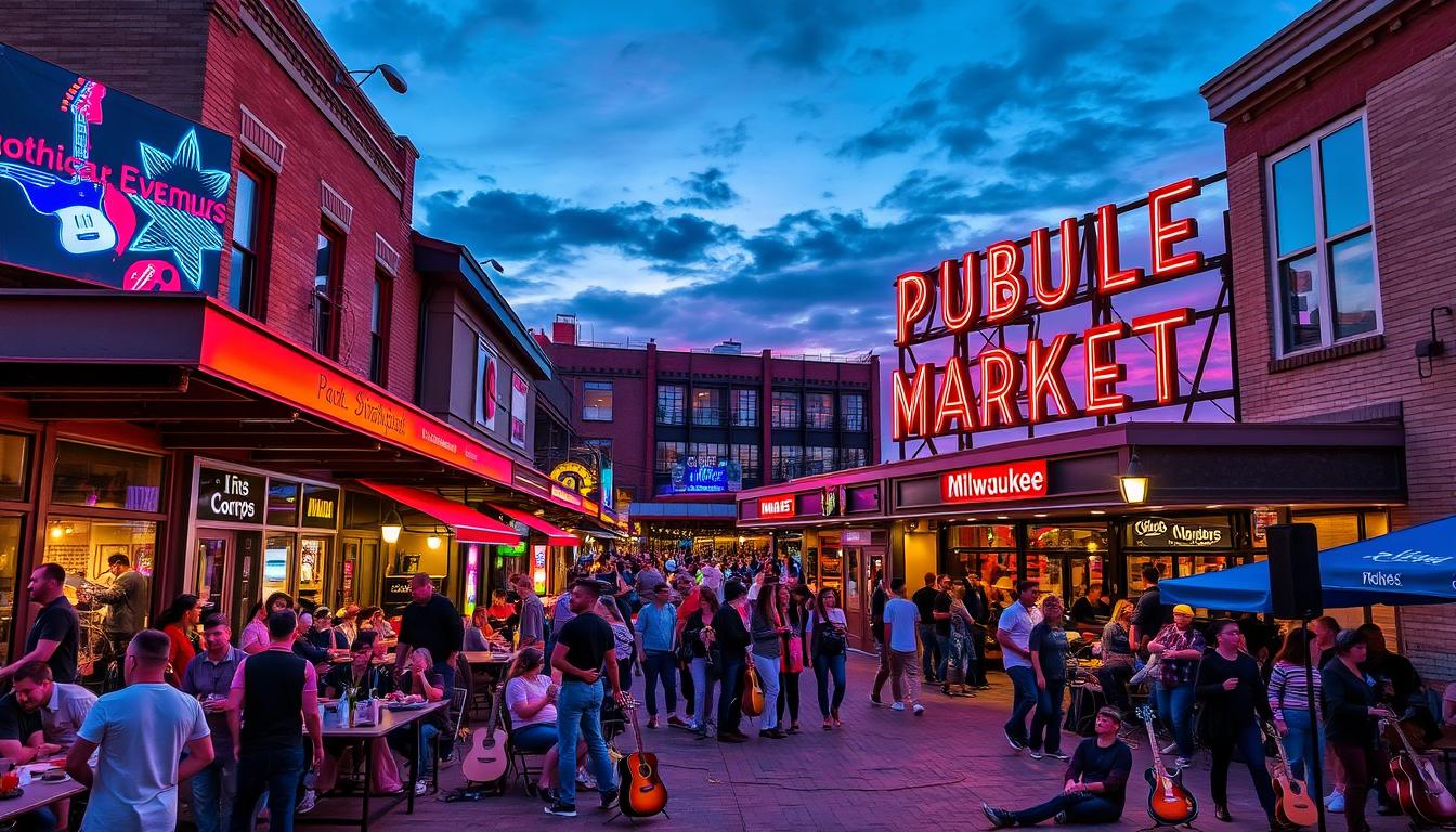 Live music venues near Milwaukee Public Market