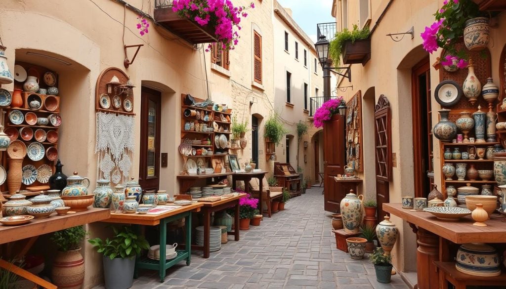 Local artisan workshops showcasing Maltese craftsmanship