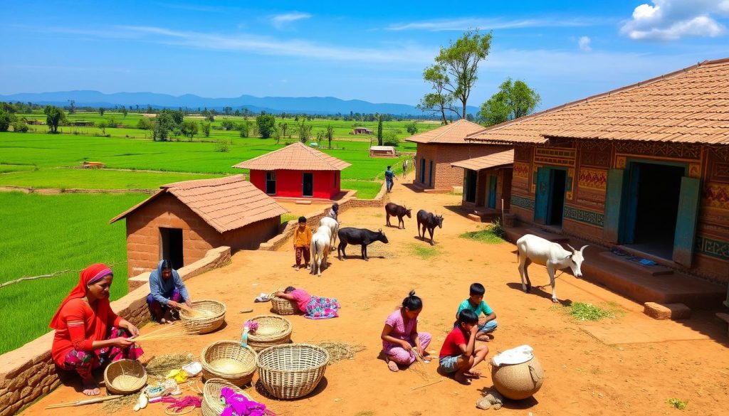 Local community engagement in Tharu villages