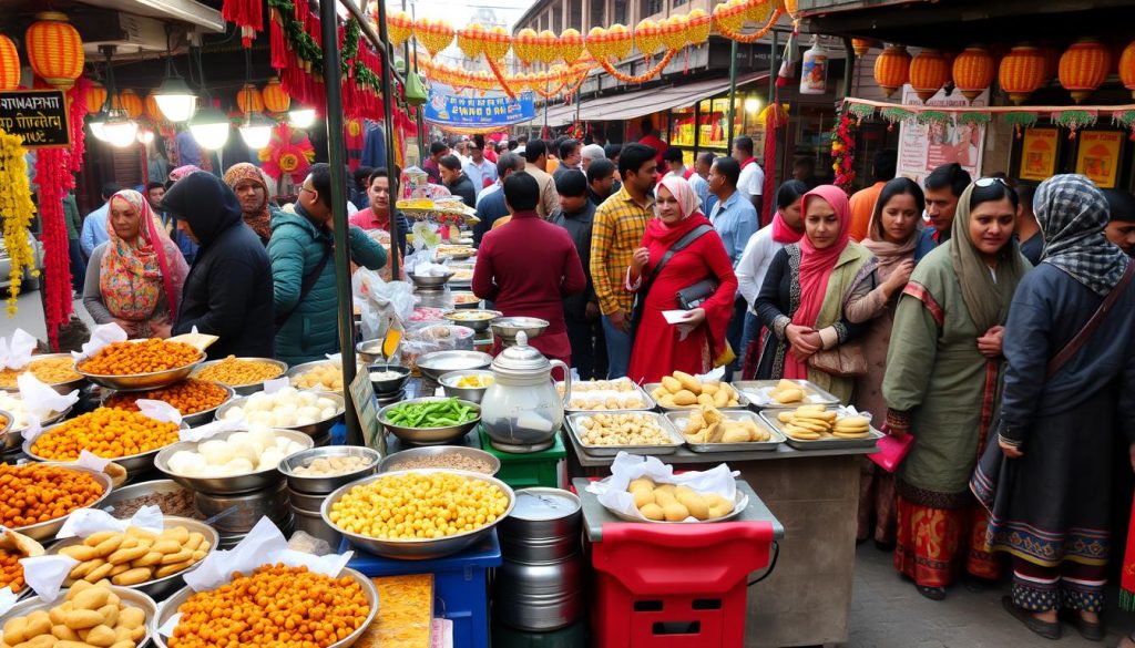 Local food in Bhaktapur