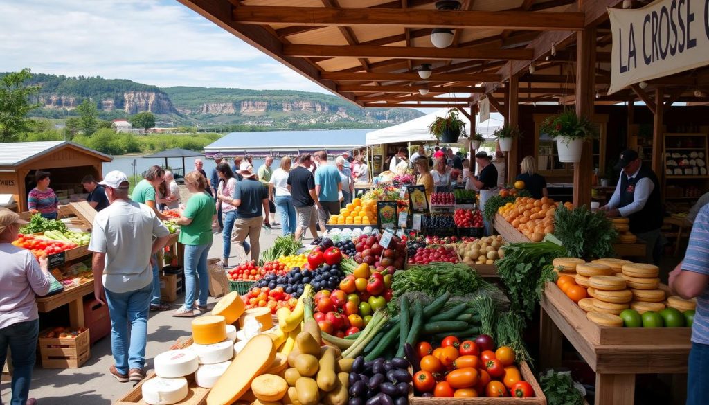 Locally sourced food in La Crosse