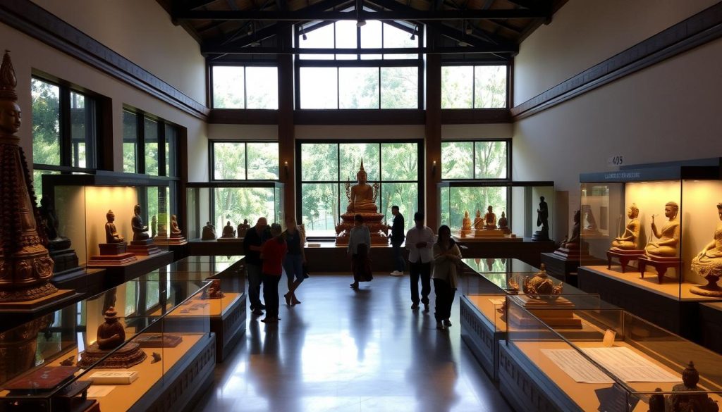 Lumbini Museum showcasing Buddhist artifacts Lumbini Museum showcasing Buddhist artifacts