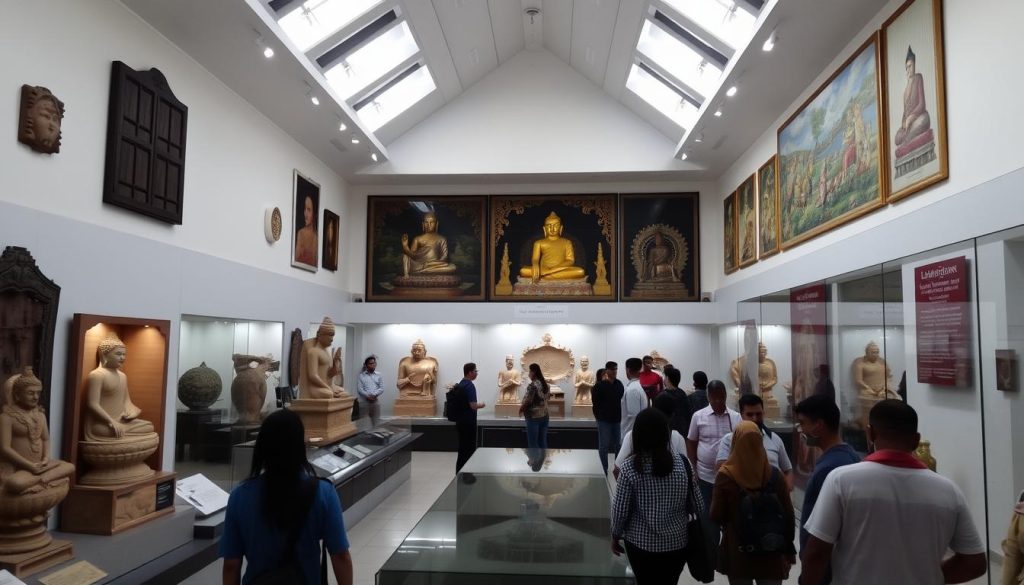 Lumbini Museum showcasing Buddhist history artifacts