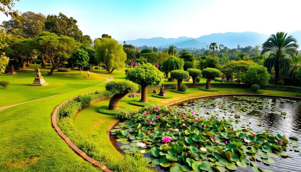 Lumbini garden serene landscapes for meditation Lumbini garden serene landscapes for meditation