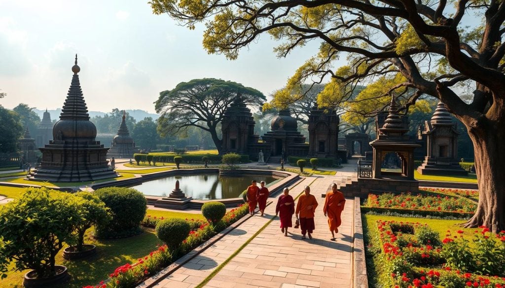 Lumbini pilgrimage sites