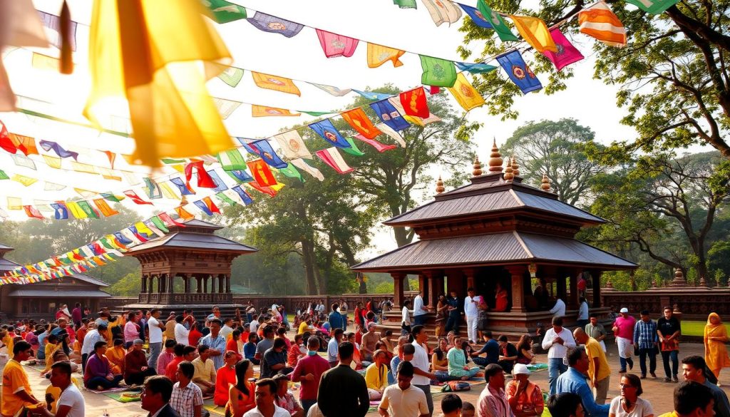 Lumbini religious events