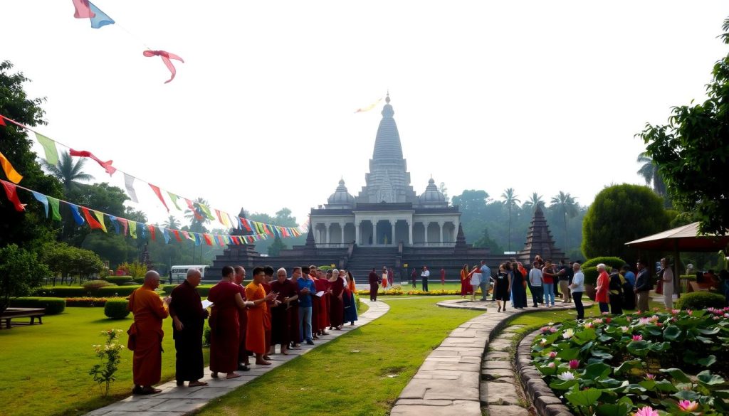 Lumbini religious practices