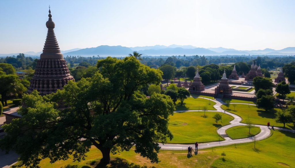 Lumbini spiritual sites