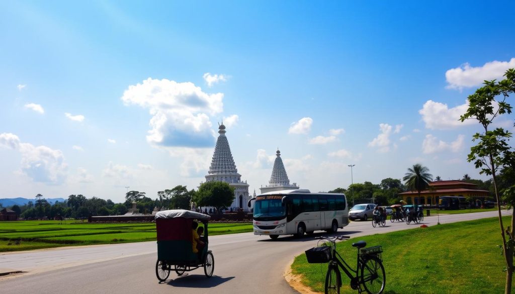 Lumbini travel guide transportation to Lumbini