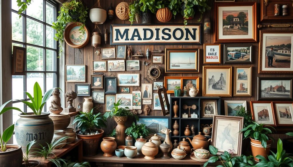 Madison memorabilia showcasing local art and history