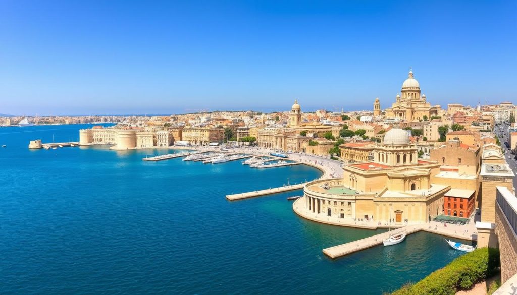 Malta's capital Valletta with its must-see sites Malta's capital Valletta with its must-see sites