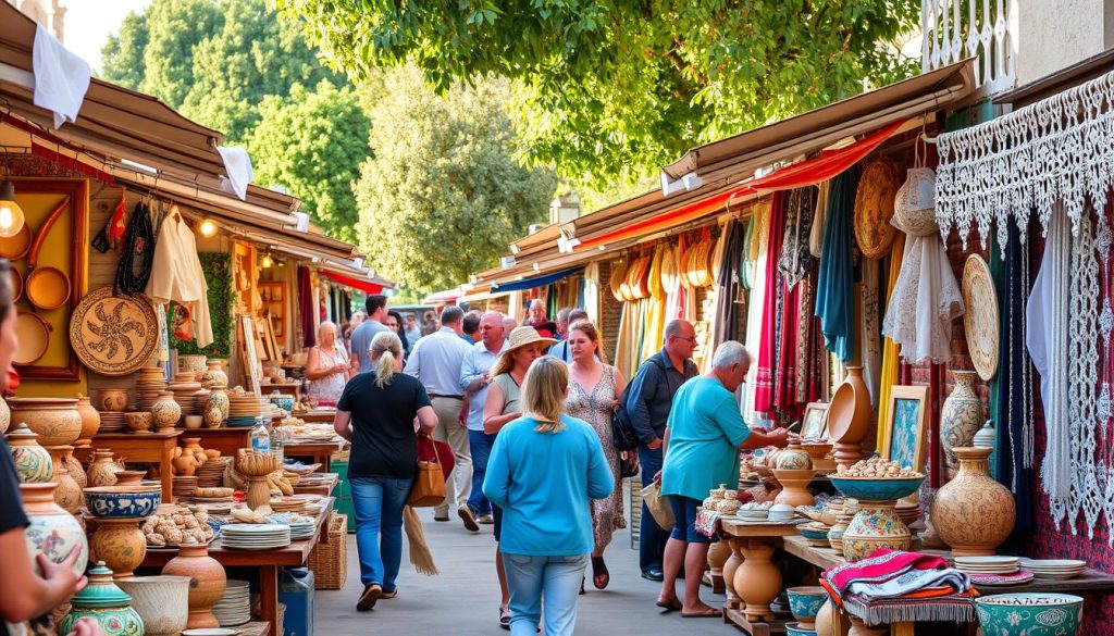 Maltese artisan markets showcasing local crafts