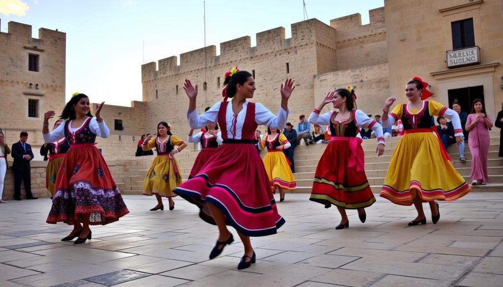 Maltese folk dance shows